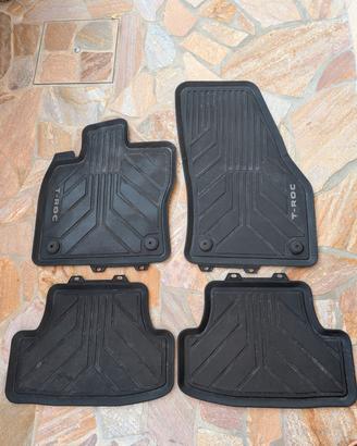 Tappetini  in gomma originali  volkswagen t roc 