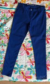 legg-jeans in gabardine  stretch