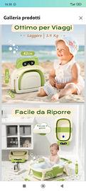 Vasca Neonato Bagnetto Pieghevole