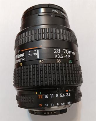 obbiettivo 28-70 grandangolare nikon