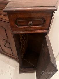 Credenza/madia in noce stile rustico vintage