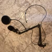 Microfono con cavo USB + chiavetta USB-C