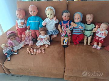 bambole vintage anni 50/60/80