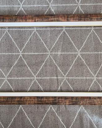 Cornice quadro artigianale legno e passepartout