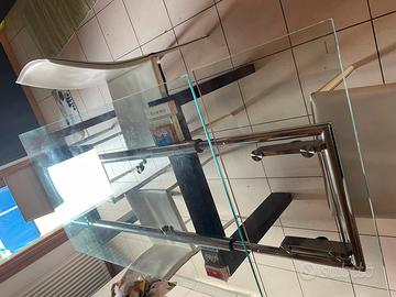 Tavolo cucina in vetro allungabile