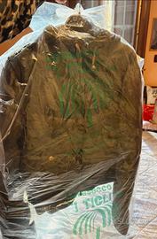 Bomber corto verde scuro