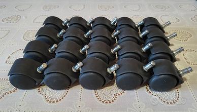 Set 20 rotelle per sedie ufficio