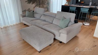 Divano NIBBIO PoltroneSofà 3m + Pouf contenitore