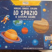 Puzzle spazio - sistema solare con pezzi giganti

