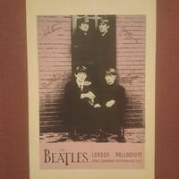 cartolina vintage con foto dei BEATLES 