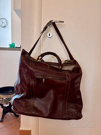 Borsone da viaggio vera pelle