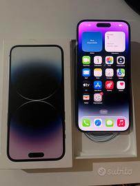 Iphone 14 pro max 256 gb purple batteria 100%