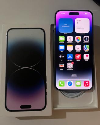 Iphone 14 pro max 256 gb purple batteria 100%