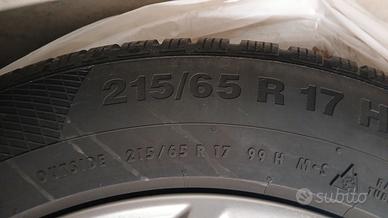 cerchi originali e gomme neve AUDI Q3 Q5