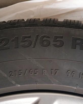 cerchi originali e gomme neve AUDI Q3 Q5