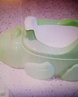 Vasino in plastica con parte estraibile NUOVO