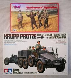 Tamiya 35259  KRUPP PROTZE Pak 3.7cm  +  ICM 35391