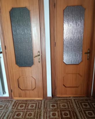 6 porte interne in legno noce 