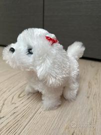 Gioco cagniolino che cammina e abbaia