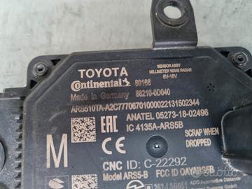 Centralina radar anteriore Toyota Yaris 2020