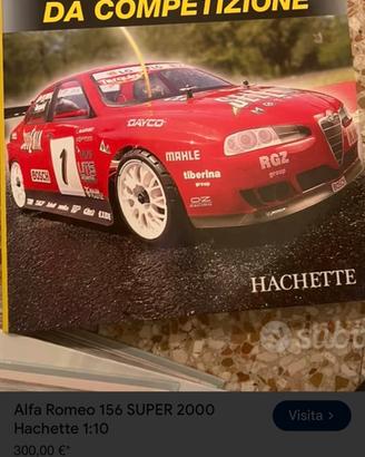 ALFA ROMEO 156 S2000 HACHETTE RC SCOPPIO