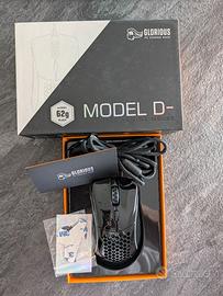 GLORIOUS Model D- Mouse Wired Nero Lucido