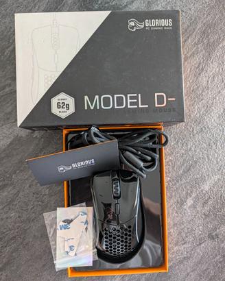 GLORIOUS Model D- Mouse Wired Nero Lucido