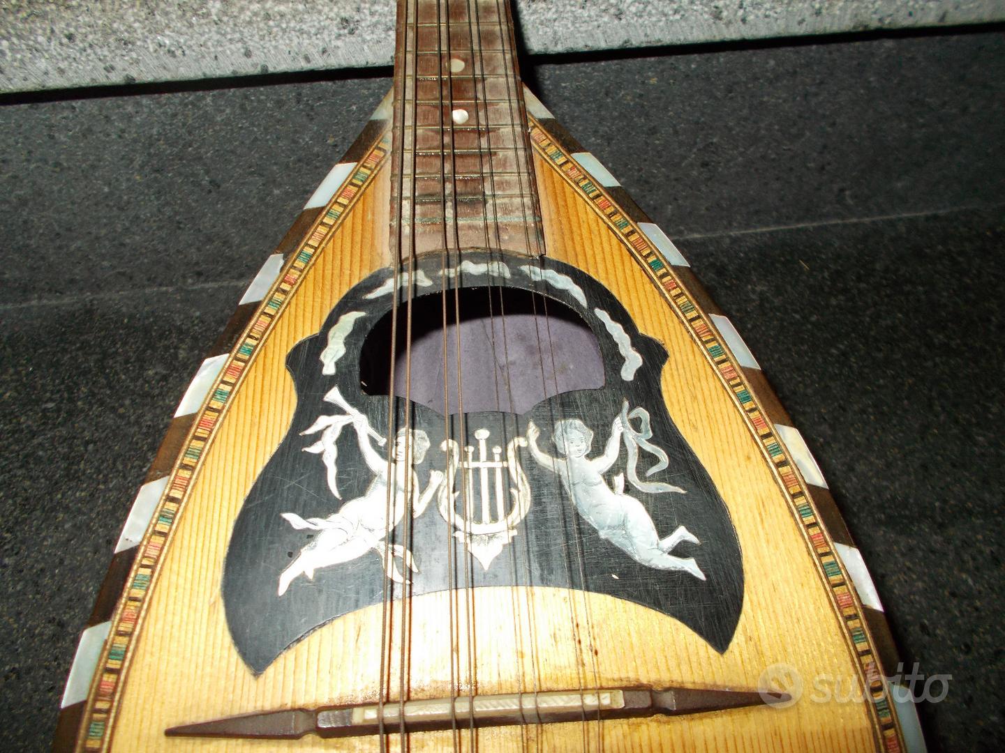 MANDOLINO SICILIANO ANTICO Catania ANTIQUE SICILI - Strumenti Musicali ...