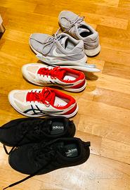 Scarpe ginnastica Adidas Asics Nike