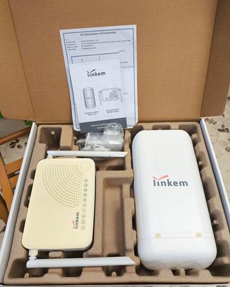 Kit FWA Linkem (Gemtek WLTGG-127 + WVRTM-130ACN) -