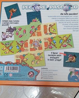 Gioco da tavolo pecore al pascolo