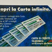 Scheda telefonica SIP "Scopri la Carta Infinita"