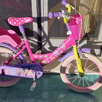 Bici di Minnie e Peperina per bambina 