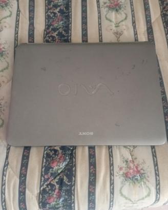 Computer portatile Sony con caricabatteriecustodia