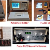 Strumentazione Fluke e Advantest