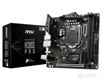 MSI H310i PRO + Intel i5-7400 + HyperX FURY DDR4