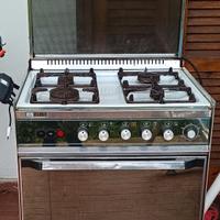 macchina del gas 4 fuochi, forno grill