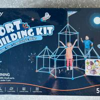 Kit costruzione Forte per bambini con tunnel – 133