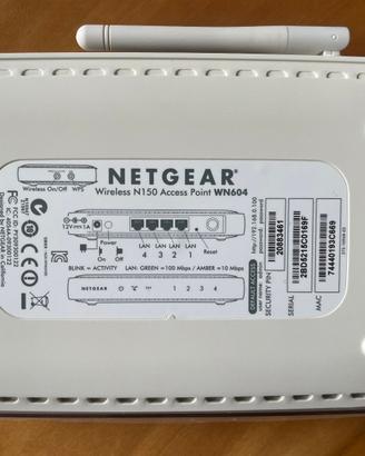 Access Point Wi-Fi Netgear WN604 Wireless N150
