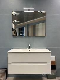 MOBILE ARREDO BAGNO CM 100 2 CASSETTI BIANCO