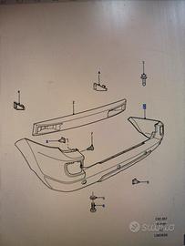 Paraurti post freelander DQB500191LML 2004-2006