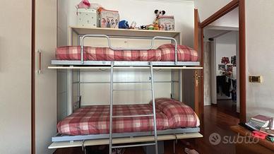 LETTO A CASTELLO A SCOMPARSA