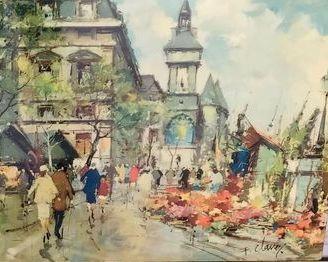 3 QUADRI Pittore F.Claver