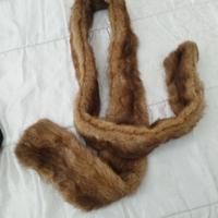 sciarpa collo pelliccia per cappotto o giubbotto 