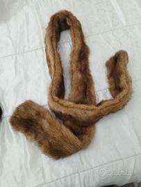 sciarpa collo pelliccia per cappotto o giubbotto 