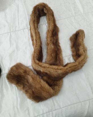 sciarpa collo pelliccia per cappotto o giubbotto 