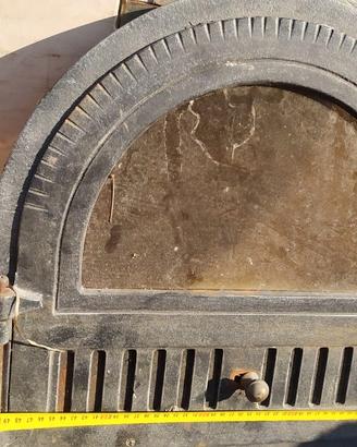 SPORTELLO PER FORNO A LEGNA CON VETRO