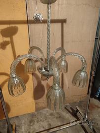 lampadario Murano a bolle anni 30