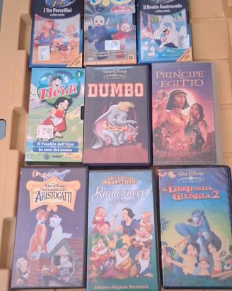Videocassette vhs bimbi