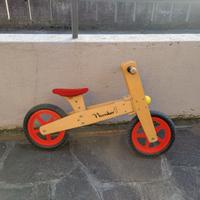 Bici legno bambino senza pedali
